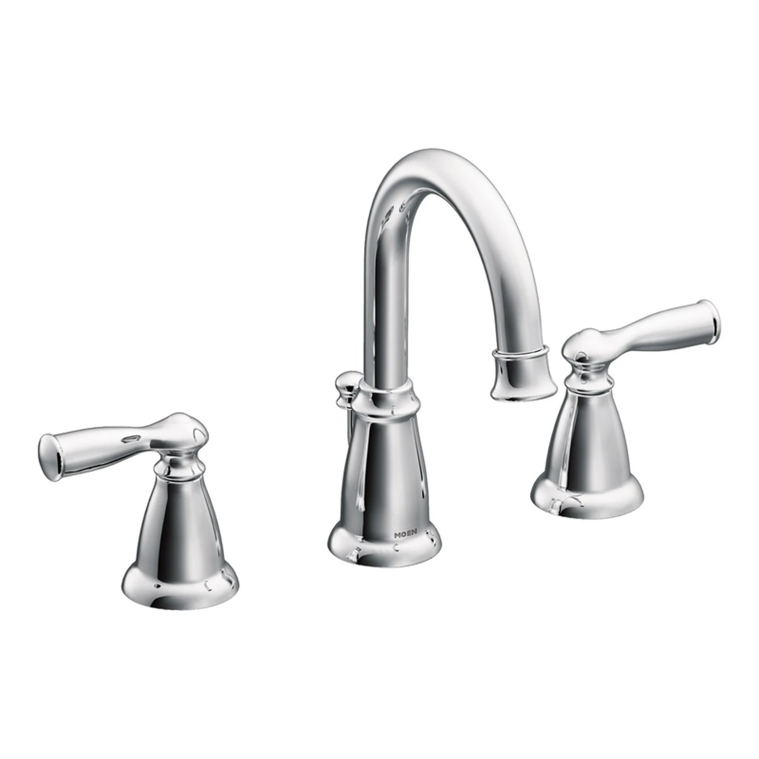 Banbury Chrome Finish Widespread High-arc Two-handle Lavatory Faucet