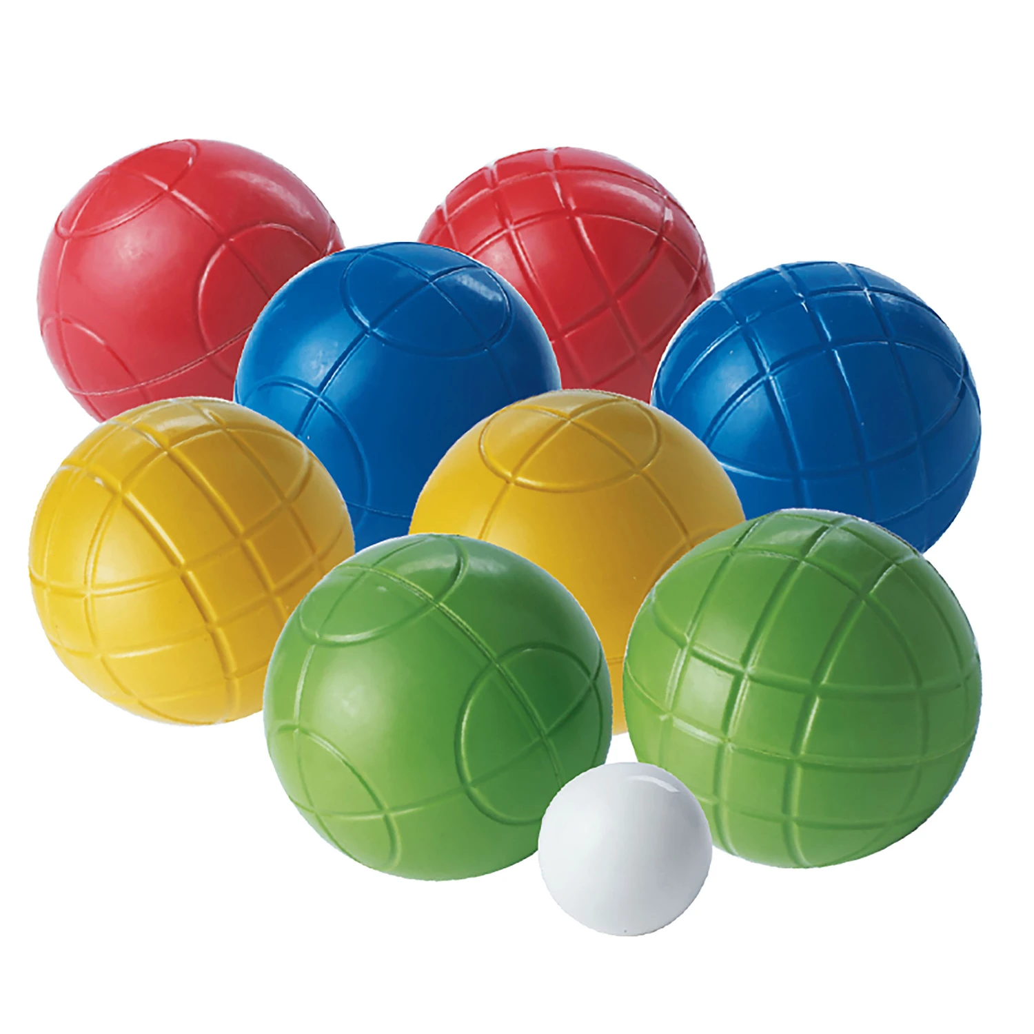 Bocce Ball Set With Eight Regulation Size Balls And One Pallino Ball