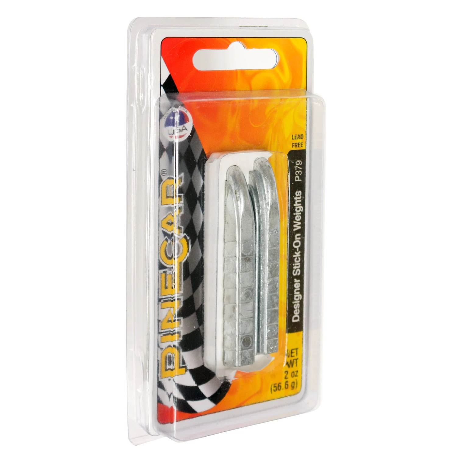 Designer Stick-on Weights Alloy Silver 2 Oz - 2 Pieces