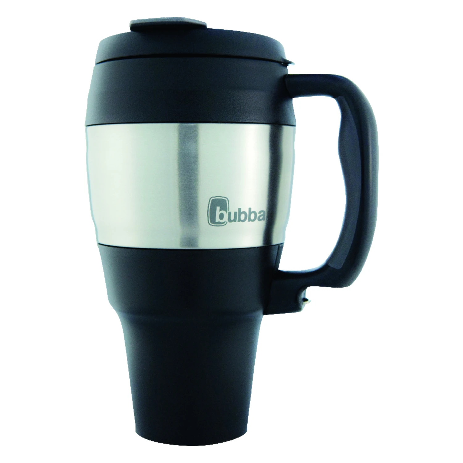 Black Stainless Steel Travel Mug, 34 Ounce Capacity, Insulated