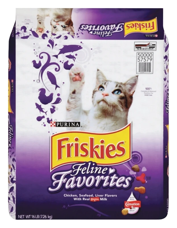 Dry Cat Food Feline Favorites 16 Pounds Bag
