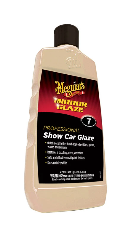 Mirror Glaze Show Car Glaze, 16 Ounce Bottle For High Gloss Finish