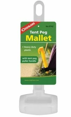 Plastic Tent Stake Mallet For Camping And Outdoor Use With Durable Handle