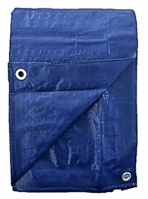 Storage Tarp Cover, Blue Polyethylene, 6 X 8-ft.