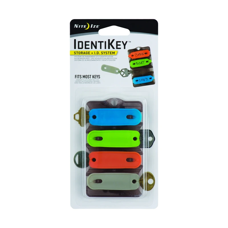 Identikey Card Storage And Id System, 3.4 In. Dia, Polycarbonate Case