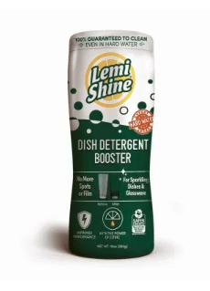 Dishwasher Detergent Additive, Removes Hard Water Spots & Film, 10 Oz. Powder