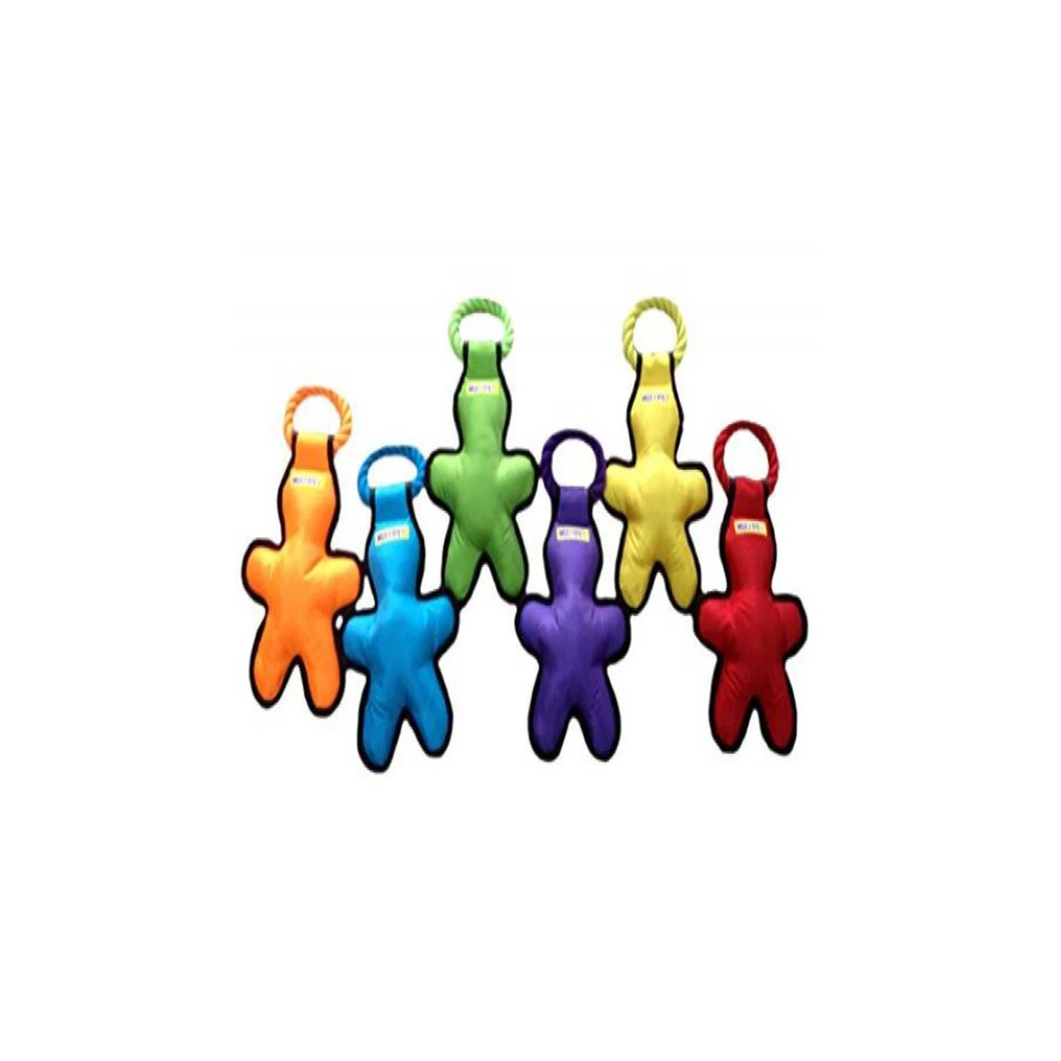 Tug-o-man Rope Plush Dog Toy, 14 Inch Durable Interactive Chew Toy