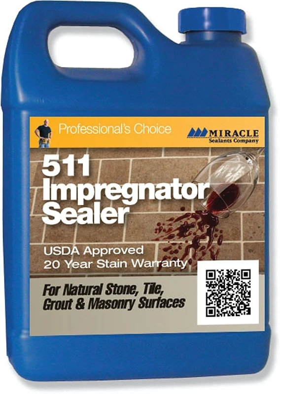 511 Impregnator Penetrating Sealer, 1 Pint Container, Water-based, Masonry And Concrete Sealer