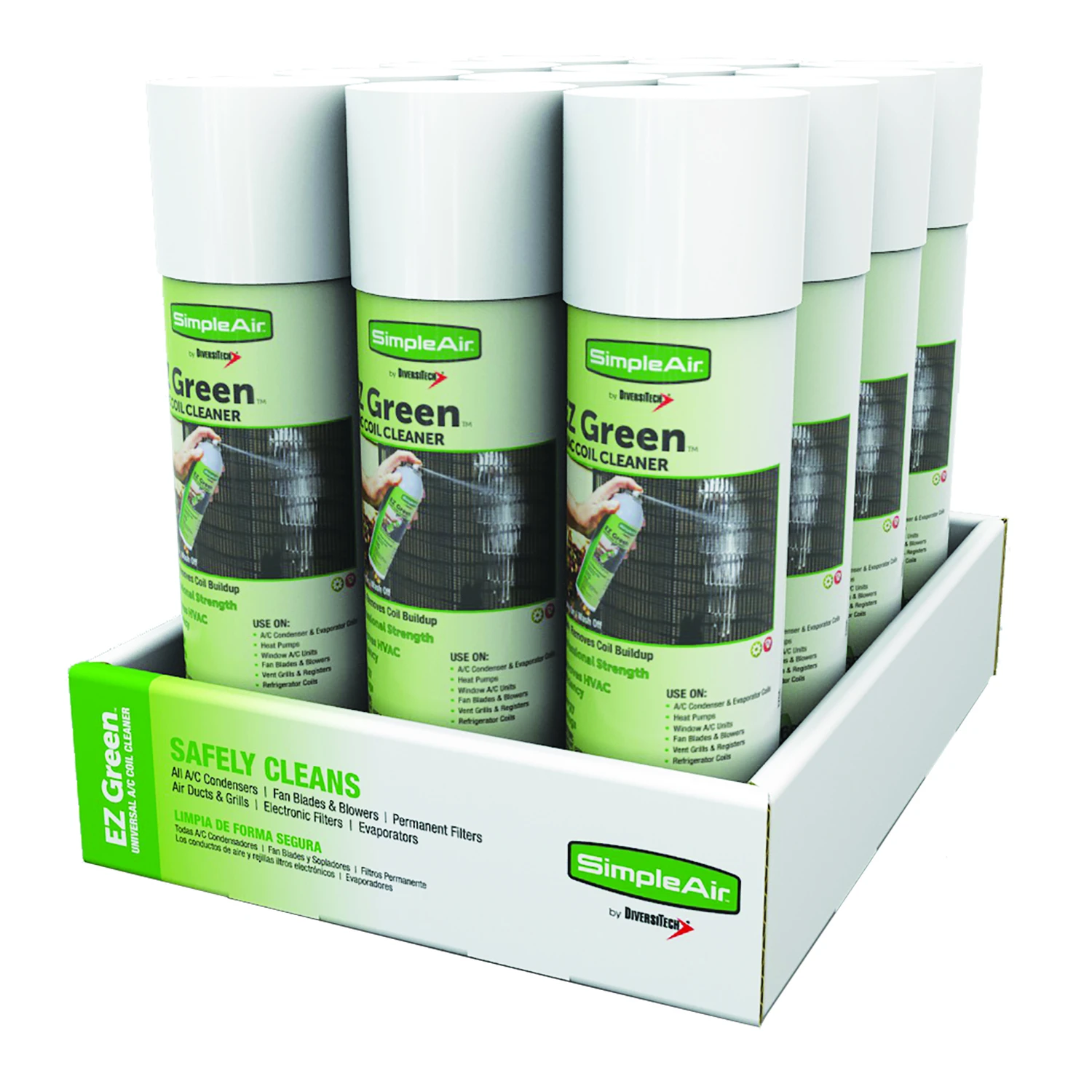 Ez Green Hvac Coil Cleaner Aerosol Spray, 19 Ounce Can