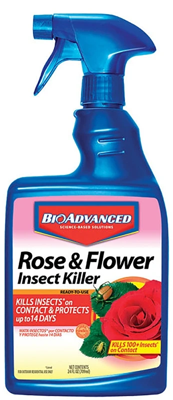 Rose And Flower Insect Killer Ready To Use, 24 Ounce Bottle