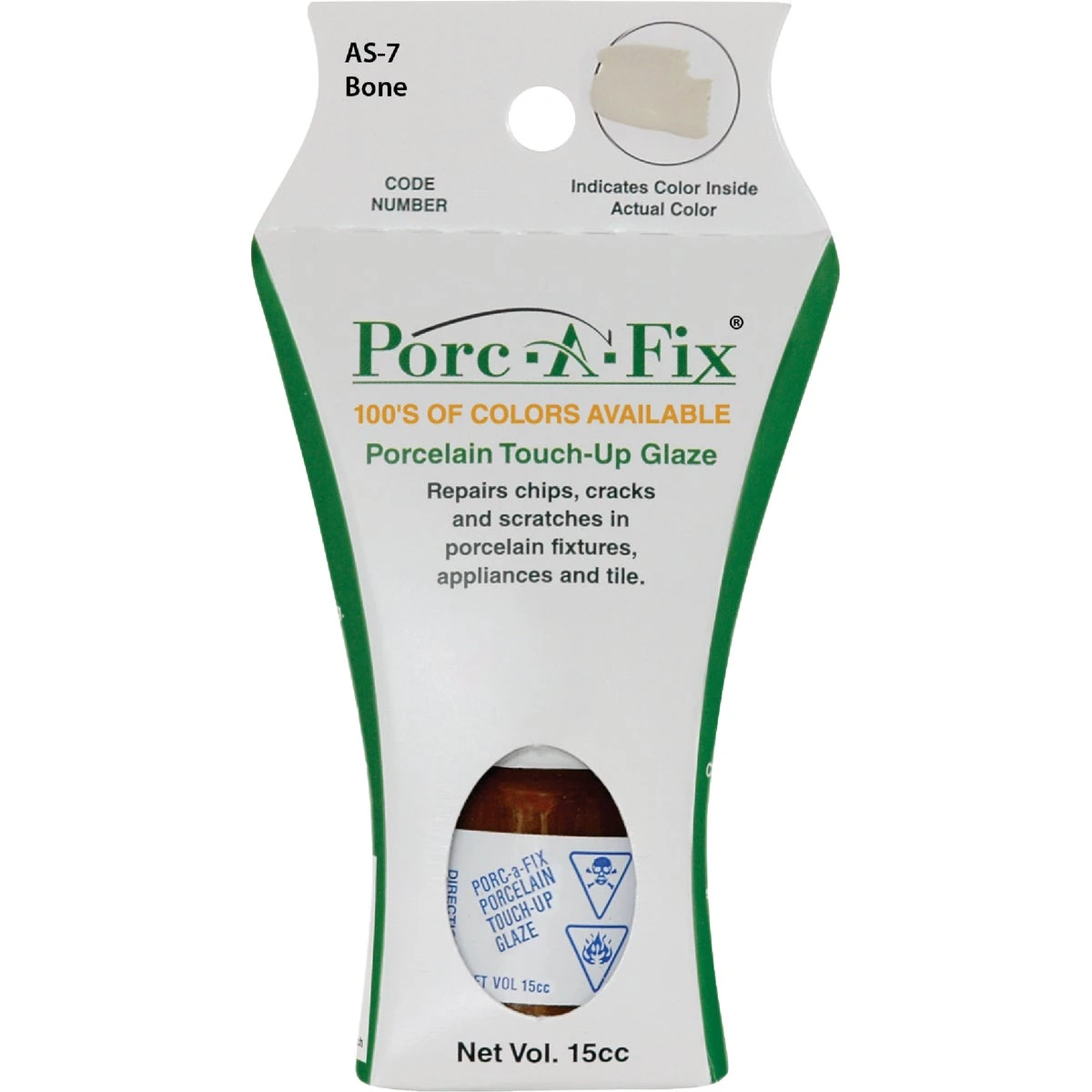 Porc-a-fix Porcelain Touch-up Paint, American Standard Bone, 15cc