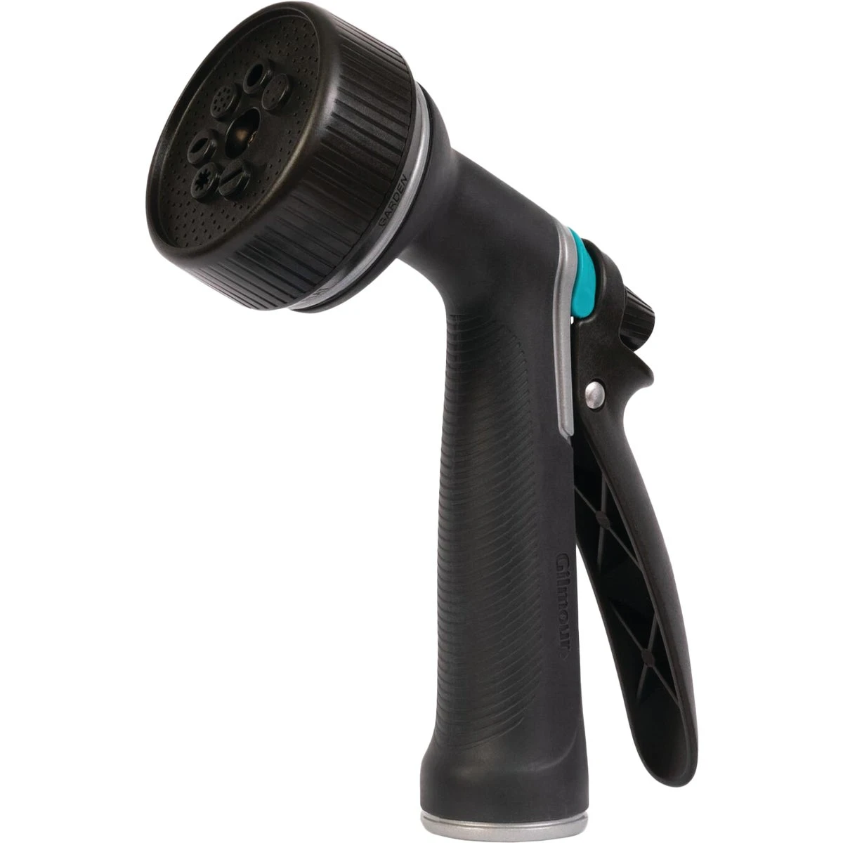 Swivel Watering Hose Nozzle With Rear-trigger, Adjustable Spray Pattern