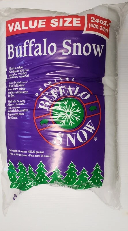 Artificial Snow, Polyester, 24-oz.