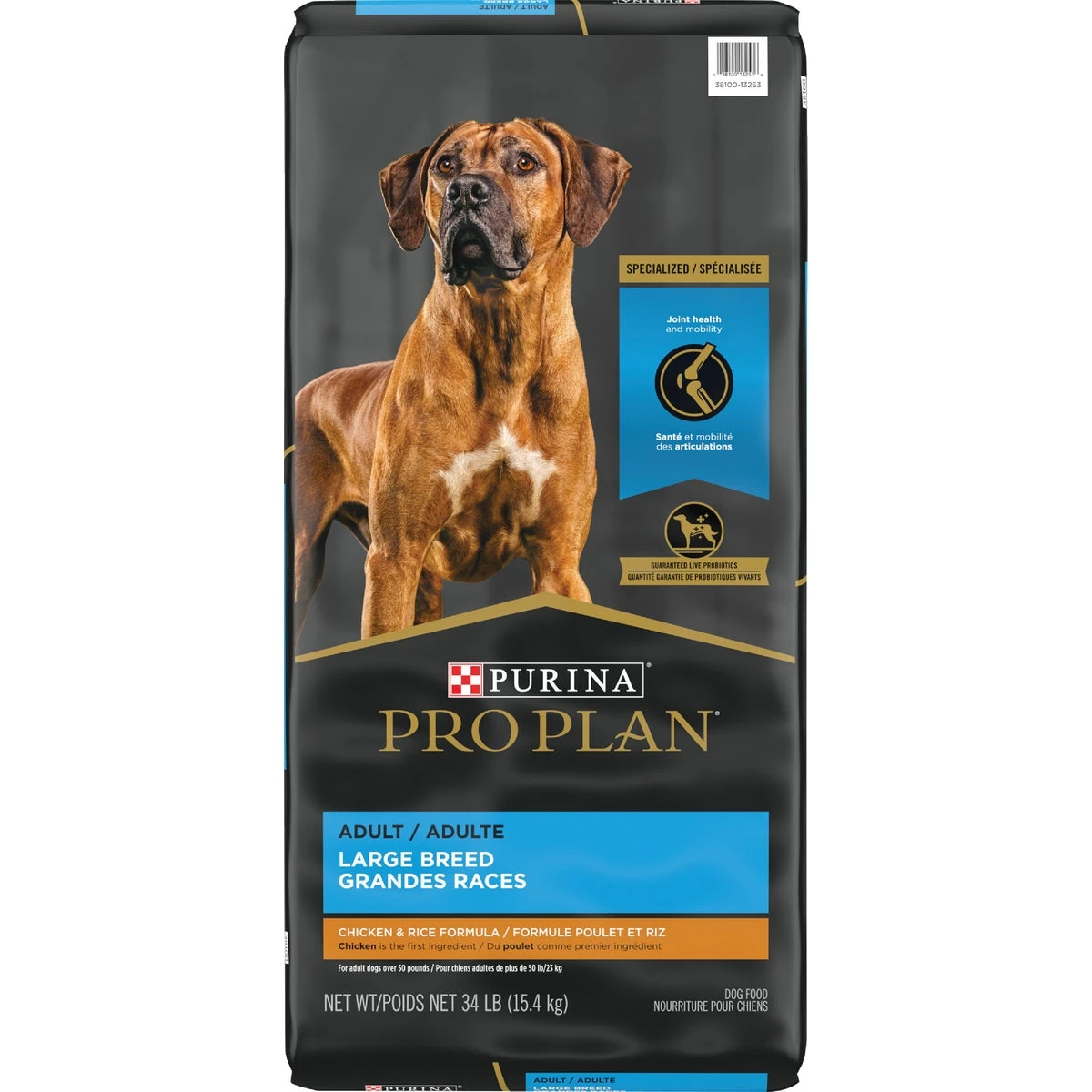 Adult Large Breed Dry Dog Food, 34 Pounds Bag