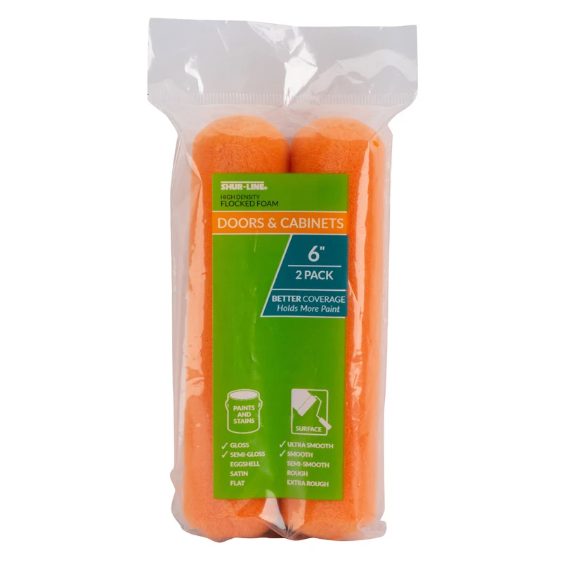 Shur-line Foam 6 In. W Mini Paint Roller Cover 2 Pk