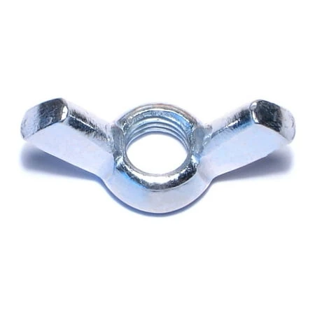 1/2-13 Zinc Plated Cold Forged Steel Wing Nuts - Coarse Thread, 1-15/16 Length
