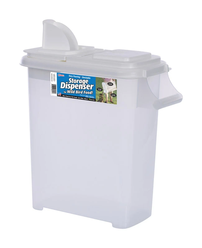 Pet Food Dispenser With 32 Quart Capacity For Convenient Storage And Dispensing