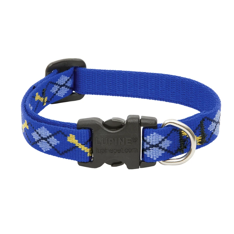 Adjustable Dog Collar By Dapper Dog, 0.5 Inch Width, Fits 8 To 12 Inch Neck