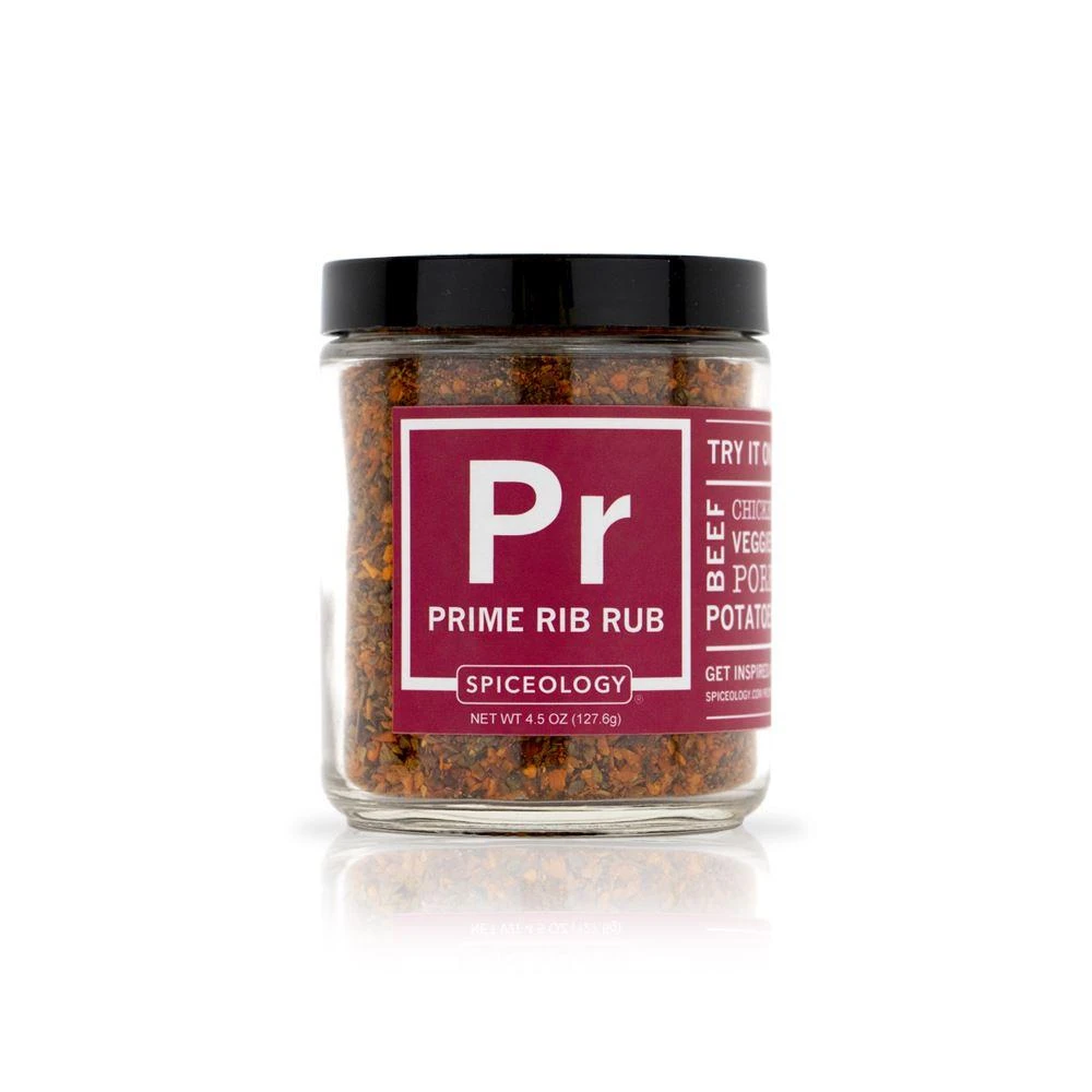 Prime Rib Barbecue Rub Seasoning, 4.5 Ounce Container