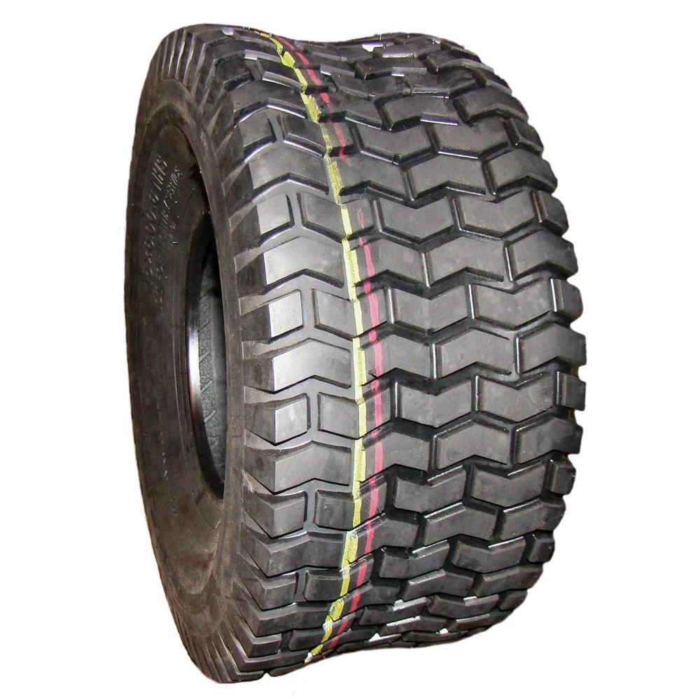 Lawn Tractor Tire With Turf Saver Tread, Size 15 X 6.00-6 Inches