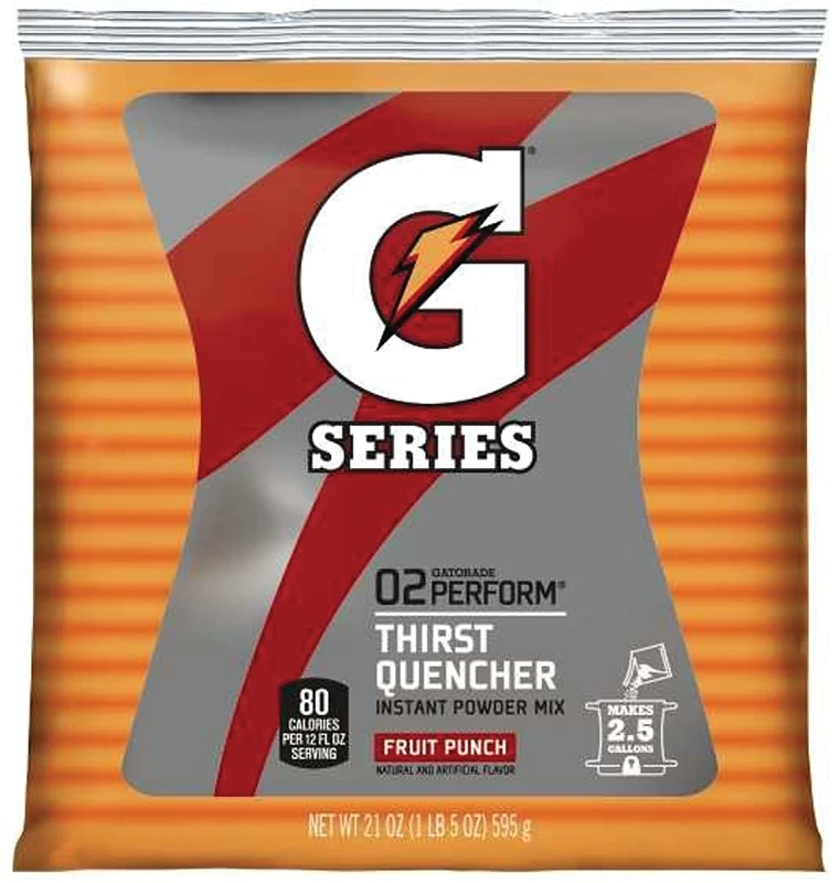 G Series Thirst Quencher Powder Packets, Fruit Punch, 21 Oz.