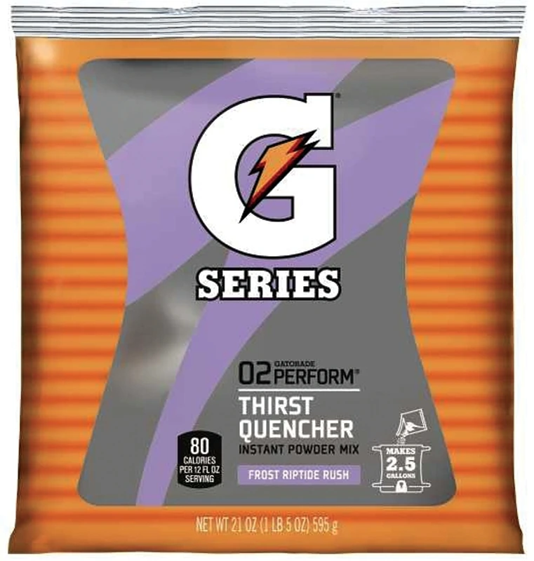 G Series Thirst Quencher Powder Packet, Frost Riptide Rush, 21-oz.