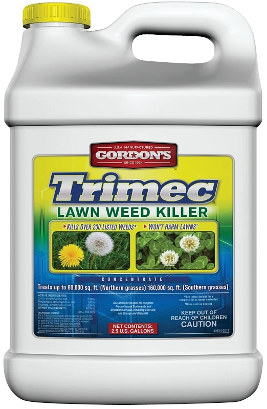Trimec Lawn Weed Killer Concentrate, 2.5 Gallon, Broadleaf Weed Control