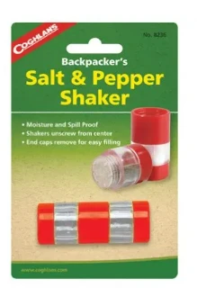 Salt And Pepper Shaker Set With Clear Glass Bodies And Stainless Steel Tops