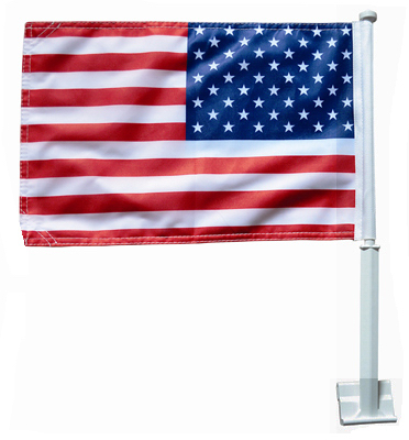 United States Car Flag, 11 Inches By 18 Inches, Durable Patriotic Vehicle Flag