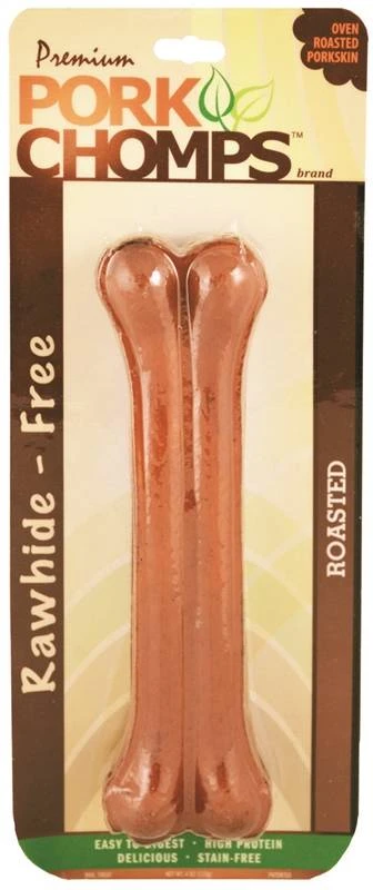 Premium Roasted Pork Pressed Bone Dog Treat, 7 Inch