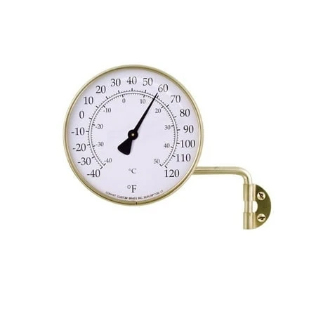 Brass Dial Thermometer - Classic Design For Accurate Temperature Readings
