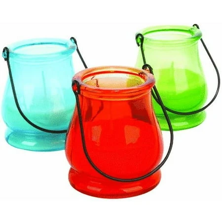 Jttc 7738 Lantern Jar Citronella Candle - Outdoor Insect Repellent