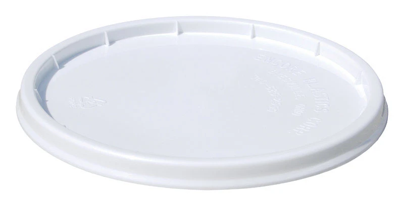 White Plastic Bucket Lid For 1 Gallon Pails - Model 200843