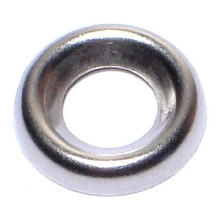 #12 X 17/64" X 21/32" 18-8 Stainless Steel Finishing Washers - Pack Of 100