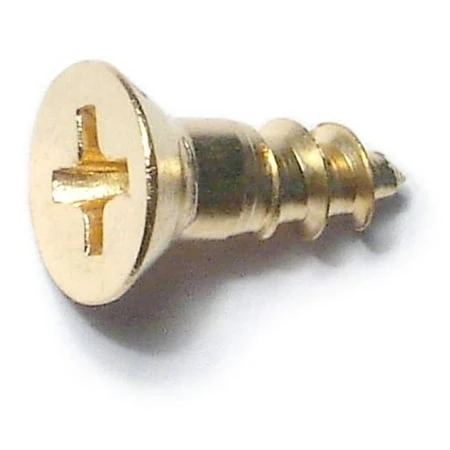#8 X 1/2 Inch Brass Phillips Flat Head Wood Screws - Durable And Versatile Fasteners