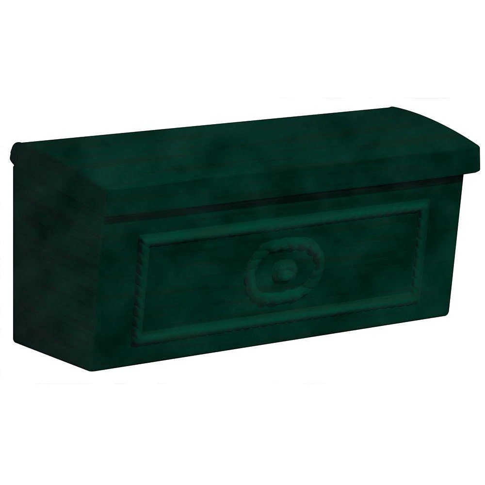 4500 Series Green Surface-mounted Townhouse Mailbox Model 4560grn