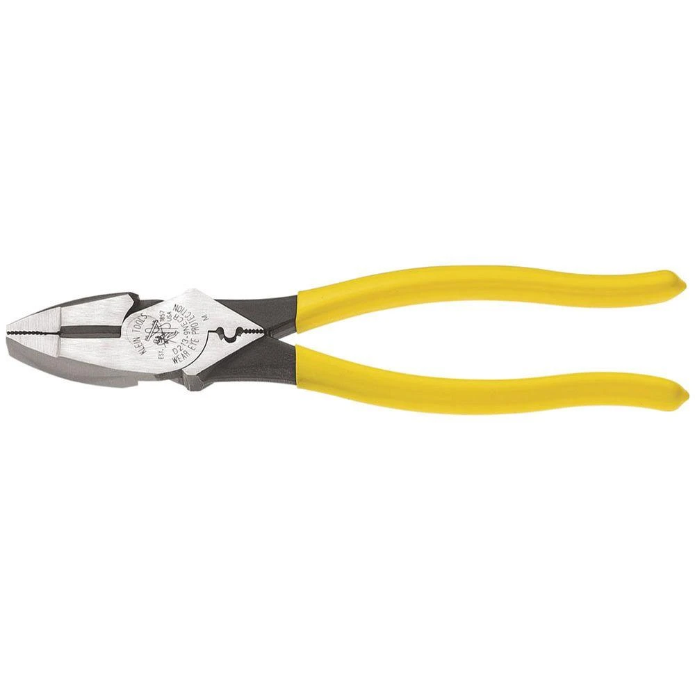 9 In. High Leverage Side Cutting Pliers With Crimping Die D213-9necrsen