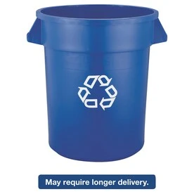Brute 20-gallon Blue Recycling Bin For Commercial Use