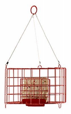 Suet Basket Bird Feeder With Pop-out Cage Design For Easy Cleaning And Refilling