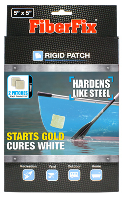 Uv Rigid Patches, 5 X 5-in, 2-pk.