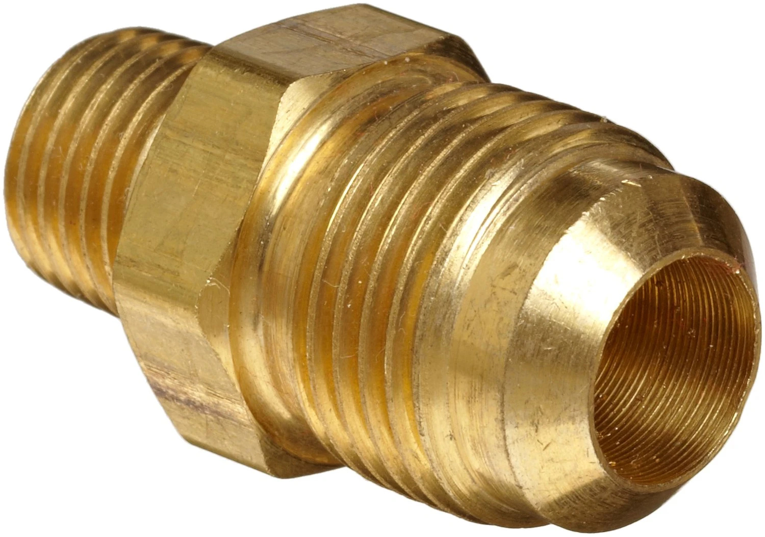 Brass Tube Fitting Half-union 5/16 Flare X 1/8 Male Pipe