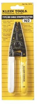 14/2 Cable Stripper With Precision Ground Stripping Hole And Comfortable Grip