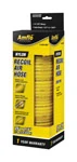 1/4 In. X 25 Ft. Yellow Nylon Recoil Air Hose With Brass Fittings