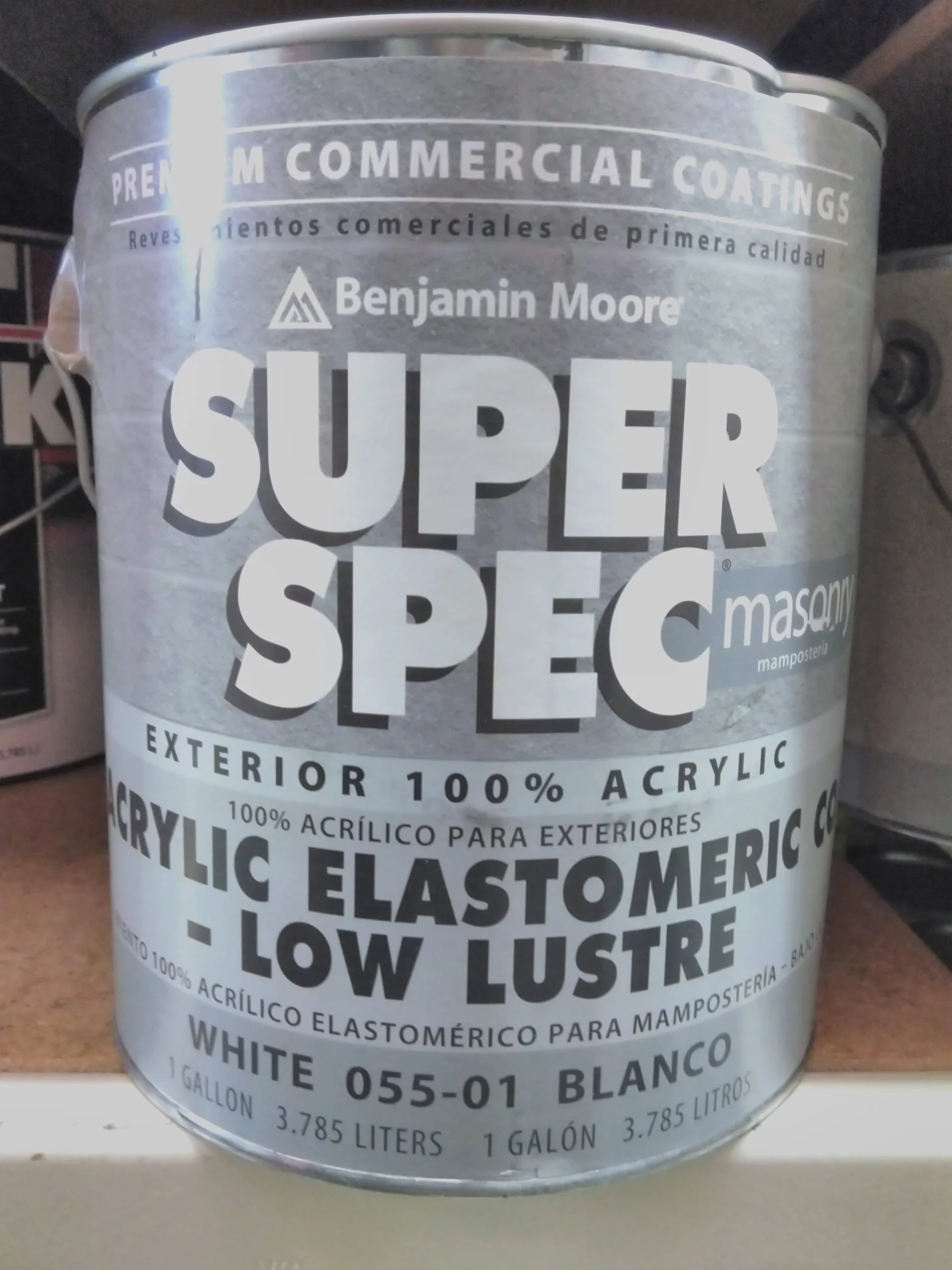 Moorlastic Waterproof Low Luster Elastomeric Coating - 1 Gallon