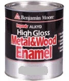 Quart High Gloss Carnival Red Impervo Enamel For Metal And Wood