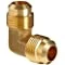 Brass Tube Fitting 90 Degree Elbow 1/4 Inch X 1/4 Inch Flare