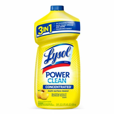 Power Clean Multi-surface Cleaner Concentrate, Sparkling Lemon And Sunflower Scent, 28 Fluid Ounce Bottle