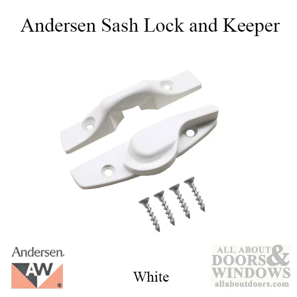 White Lock With Keeper Model #1630029 For Enhanced Security