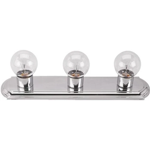 3-bulb Chrome Vanity Bath Light Bar - Model Ivlbs13ch