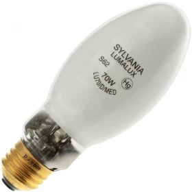 Lumalux High Pressure Sodium Lamp E17 70 Watt Medium Base